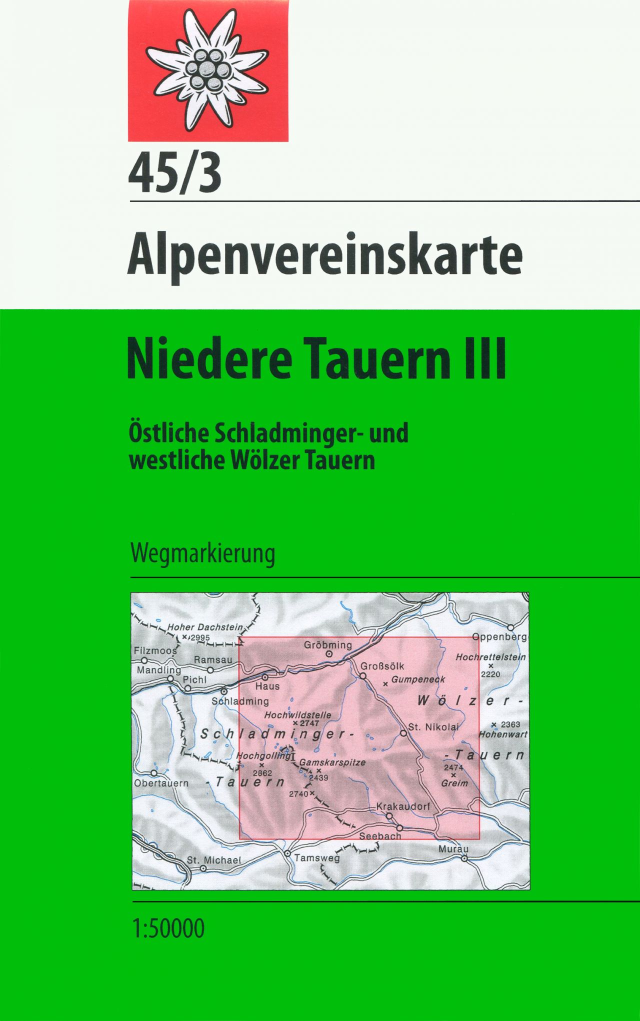 Online bestellen: Wandelkaart 45/3 Alpenvereinskarte Niedere Tauern III | Alpenverein