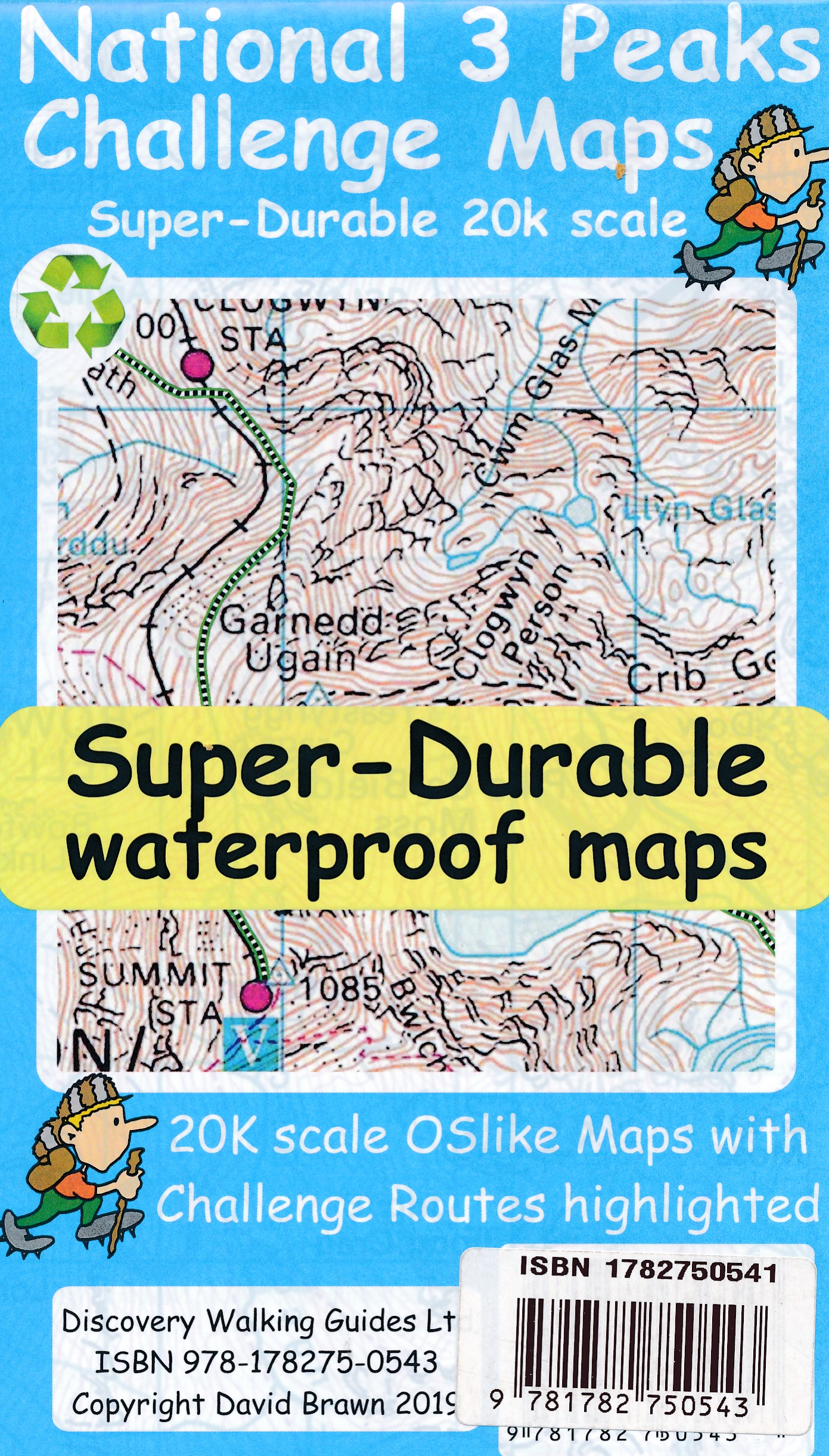 Online bestellen: Wandelkaart National 3 Peaks Challenge Map | Discovery Walking Guides