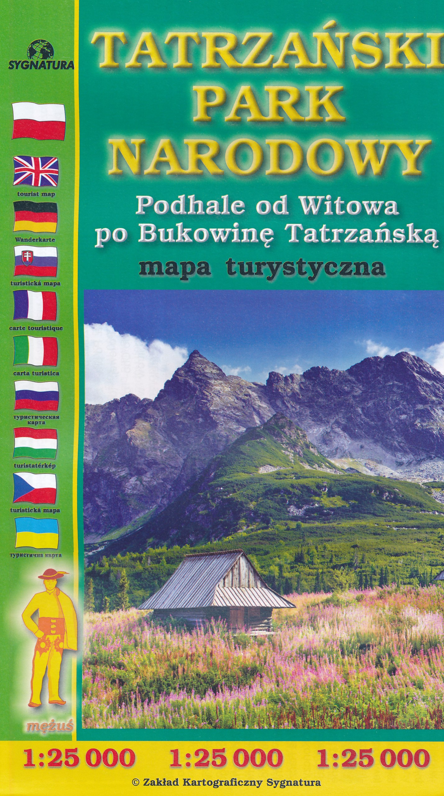 Online bestellen: Wandelkaart Tatrzanski Park Narodowy - Hoge Tatra (Polen) | Sygnatura