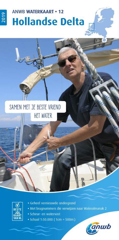 Online bestellen: Waterkaart 12 ANWB Waterkaart Hollandse Delta | ANWB Media