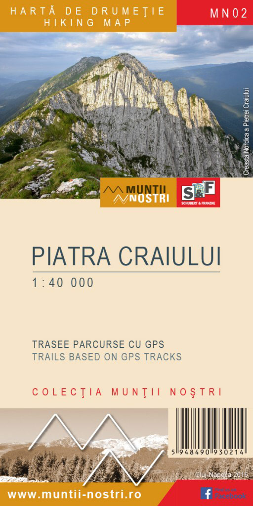 Online bestellen: Wandelkaart MN02 Muntii Nostri Piatra Craiului | Schubert - Franzke