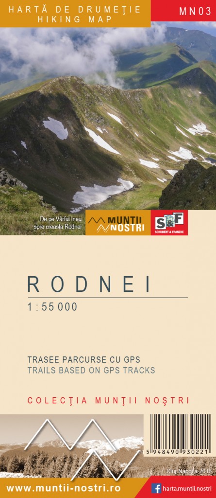 Online bestellen: Wandelkaart MN03 Muntii Nostri Rodnei | Schubert - Franzke