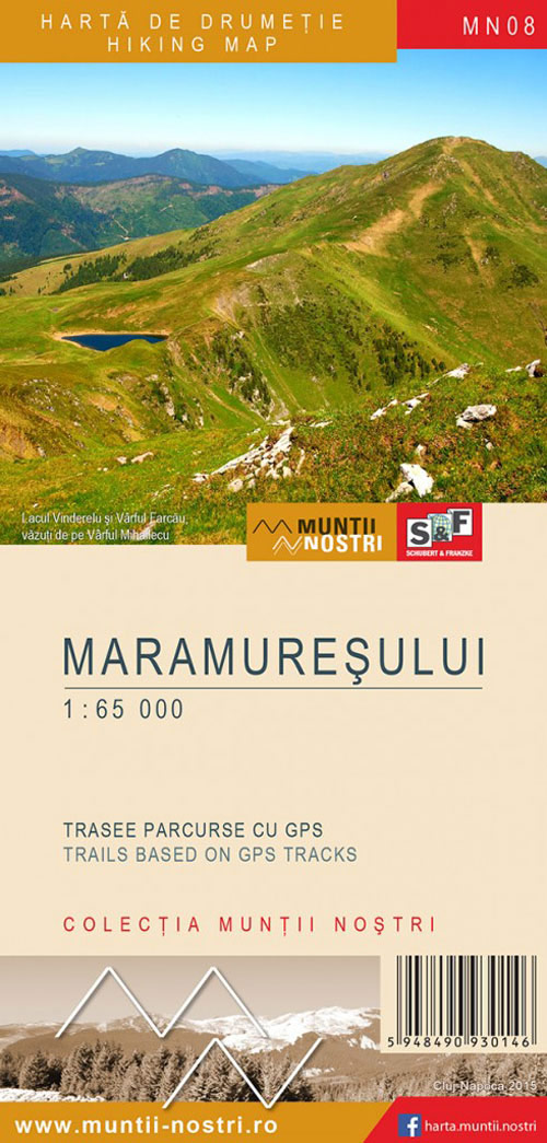 Online bestellen: Wandelkaart MN08 Muntii Nostri Maramuresului | Schubert - Franzke