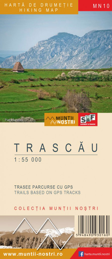 Online bestellen: Wandelkaart MN10 Muntii Nostri Trascau | Schubert - Franzke