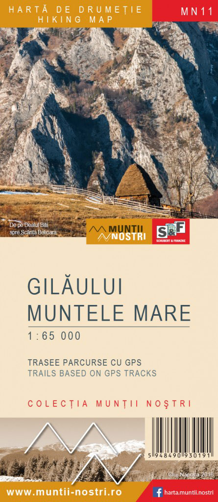 Online bestellen: Wandelkaart MN11 Muntii Nostri Gilaului - Muntele Mare | Schubert - Franzke
