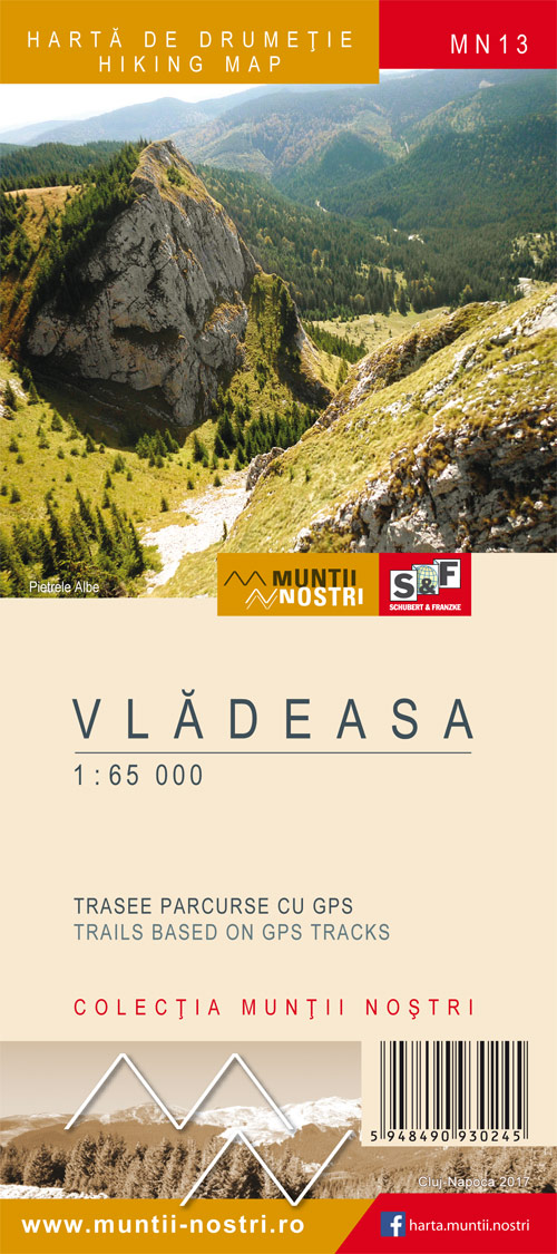 Online bestellen: Wandelkaart MN13 Muntii Nostri Vladeasa | Schubert - Franzke