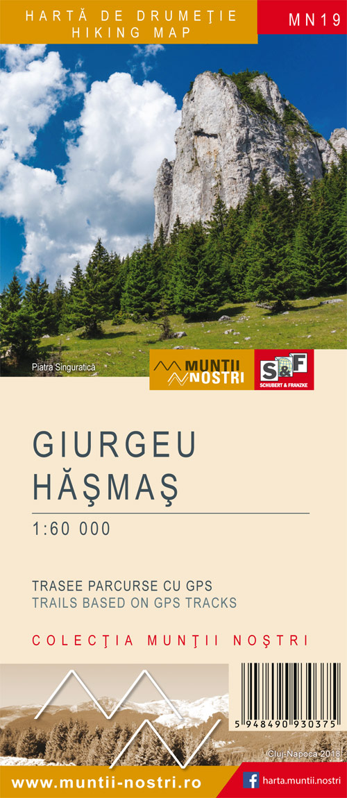 Online bestellen: Wandelkaart MN19 Muntii Nostri Giurgeu - Hasmas | Schubert - Franzke