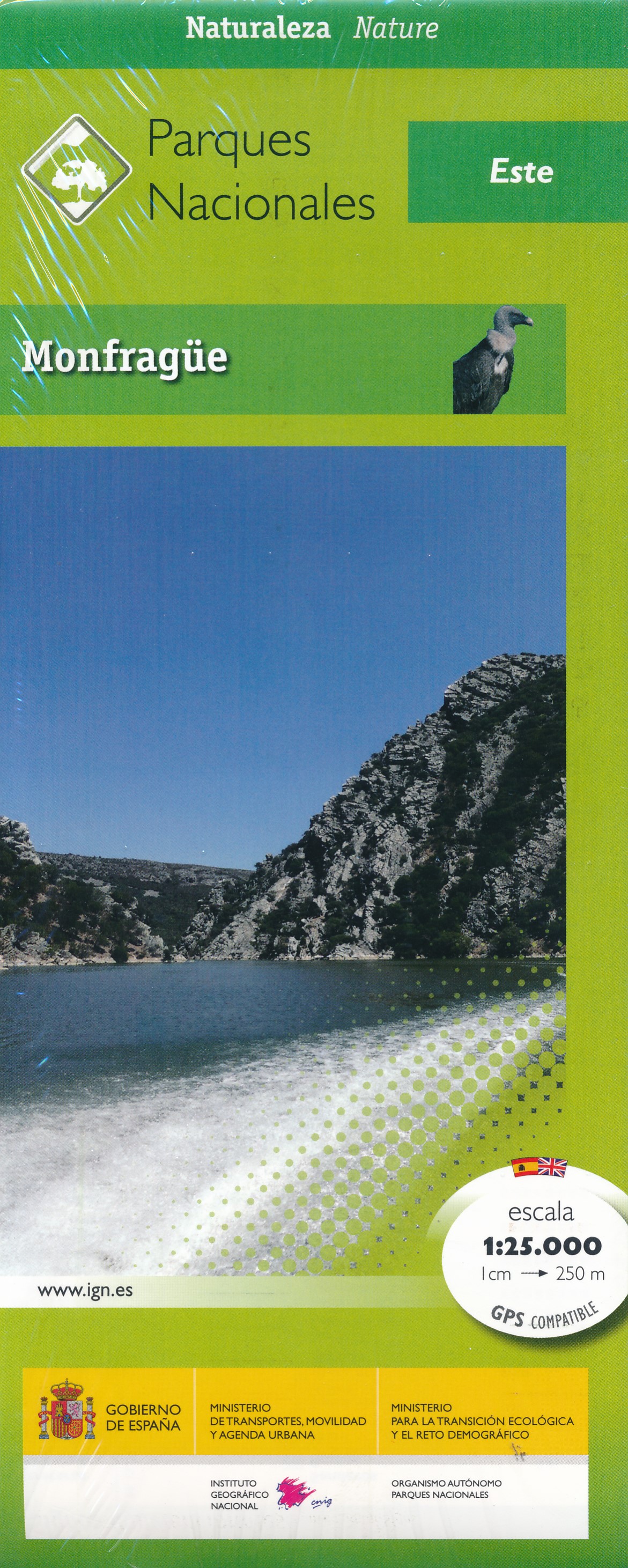Online bestellen: Wandelkaart 8 Parques Nacionales Monfrague Montfrague, Extremadura | CNIG - Instituto Geográfico Nacional