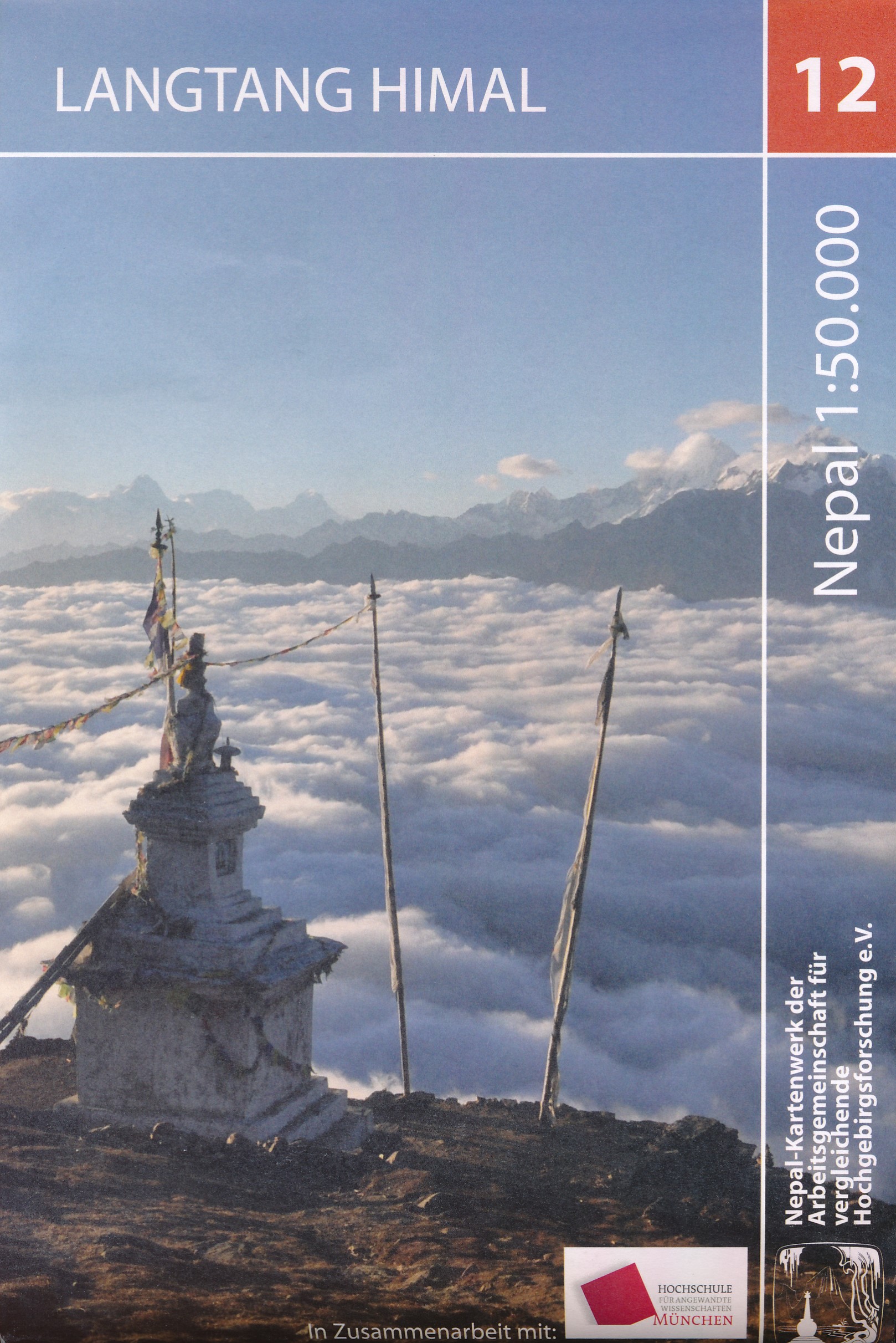 Online bestellen: Wandelkaart 12 Langtang - Himal | Nepal Kartenwerk