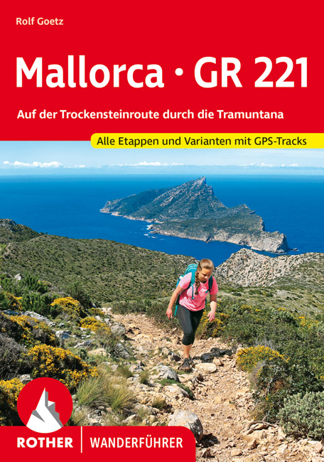 Online bestellen: Wandelgids Mallorca - GR 221 | Rother Bergverlag