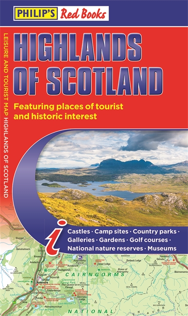 Online bestellen: Wegenkaart - landkaart Highlands of Scotland | Philip's Maps