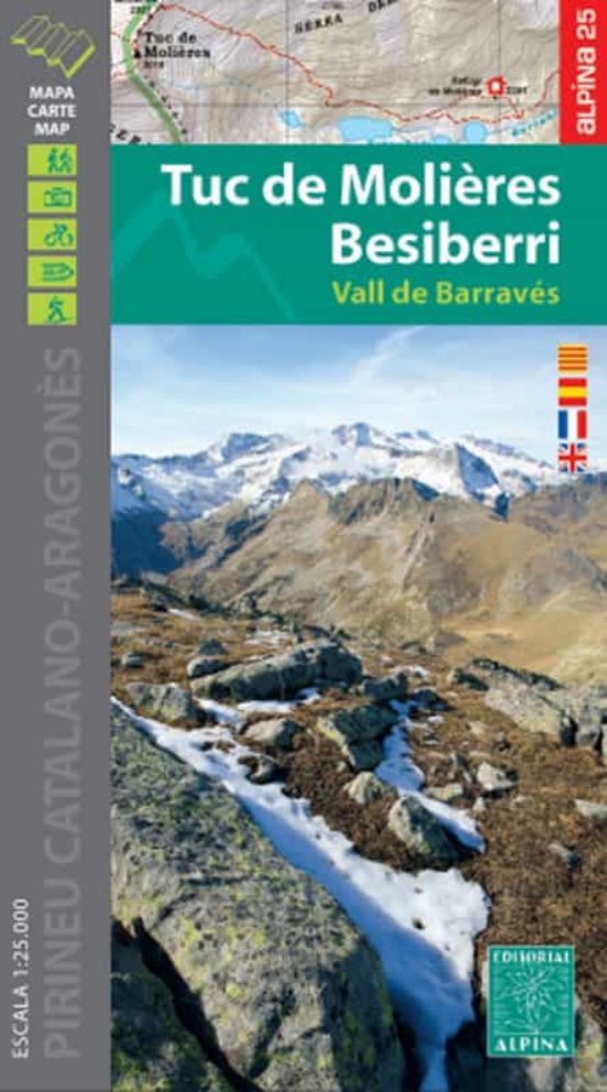 Online bestellen: Wandelkaart 19 Tuc de Molières, Besiberri | Editorial Alpina