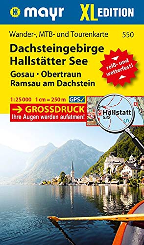 Online bestellen: Wandelkaart 550 XL Dachsteingebirge en Hallstätter See | Mayr