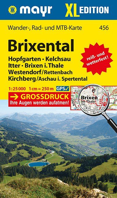 Online bestellen: Wandelkaart 456 XL Brixental | Mayr