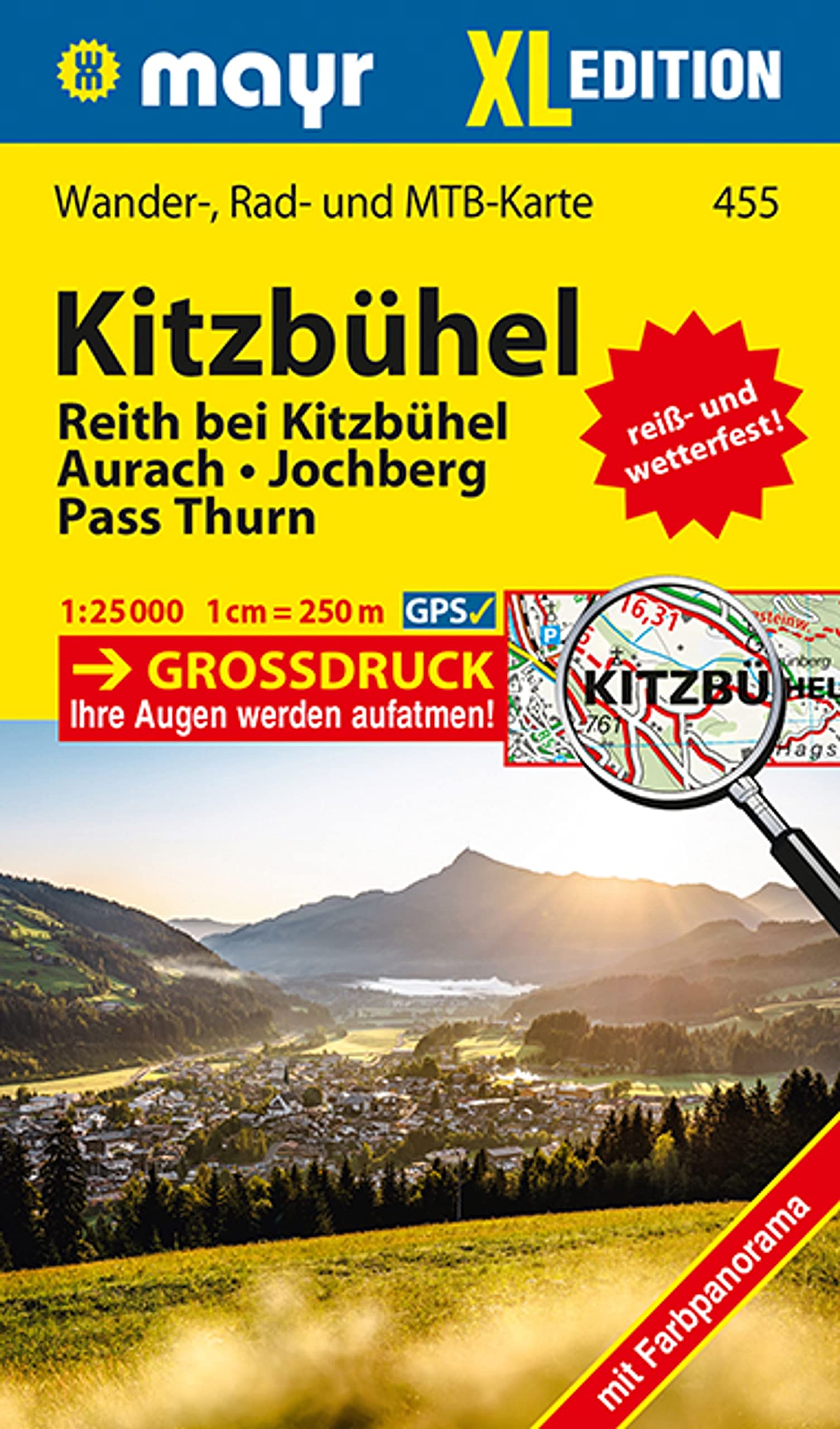 Online bestellen: Wandelkaart 455 XL Kitzbühel | Mayr