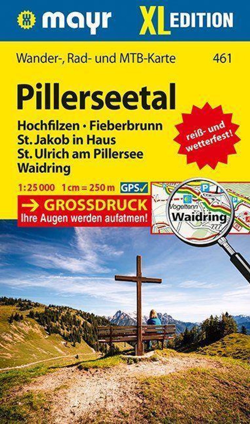 Online bestellen: Wandelkaart 461 XL Pillerseetal | Mayr