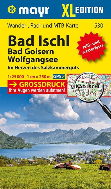 Online bestellen: Wandelkaart 530 XL Bad Ischl, Bad Goisern, Wolfgangsee | Mayr