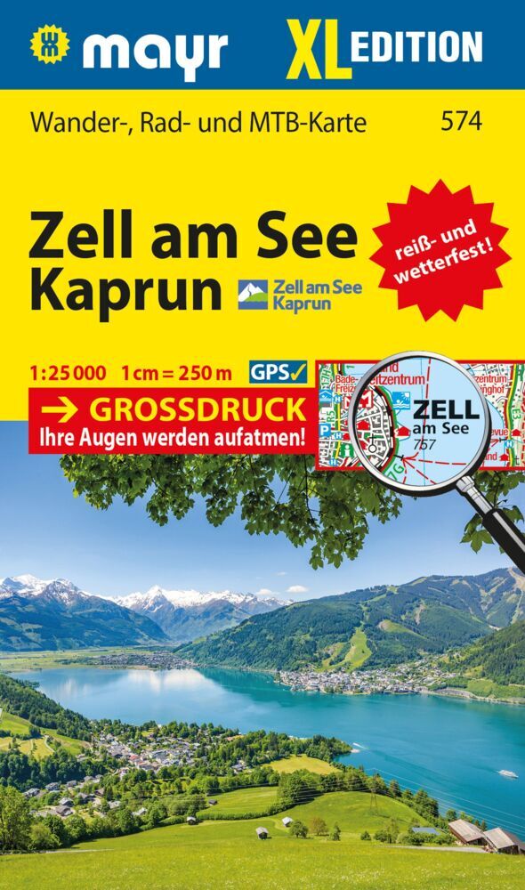 Online bestellen: Wandelkaart 574 XL Zell am See - Kaprun | Mayr