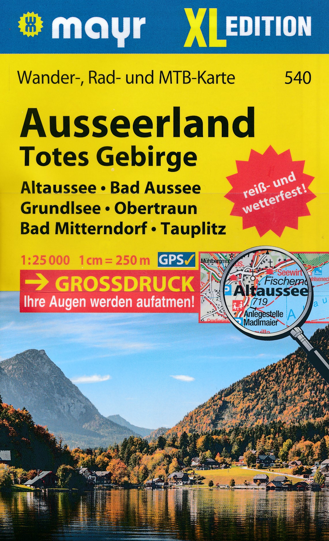 Online bestellen: Wandelkaart 540 XL Ausseerland - Totes Gebirge | Mayr