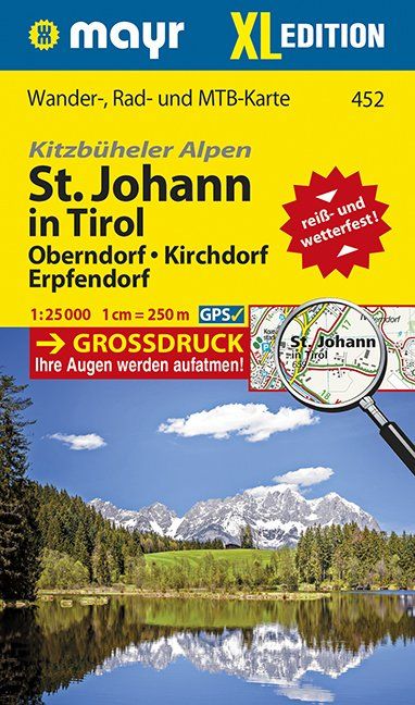 Online bestellen: Wandelkaart 452 XL Sankt Johann in Tirol | Mayr