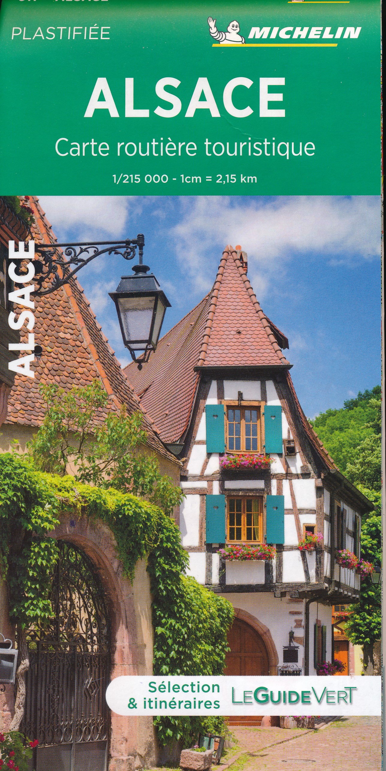 Online bestellen: Wegenkaart - landkaart 611 Alsace - Elzas | Michelin