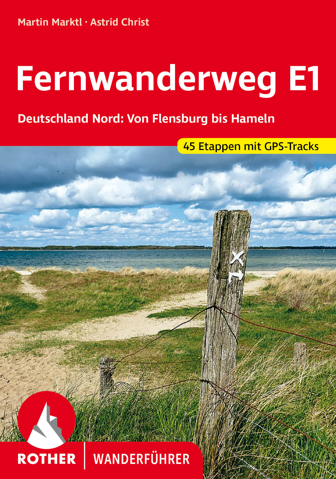 Online bestellen: Wandelgids Fernwanderweg E1 - Deutschland Nord | Rother Bergverlag