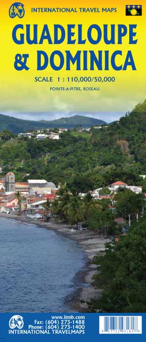 Wegenkaart - landkaart Guadeloupe…