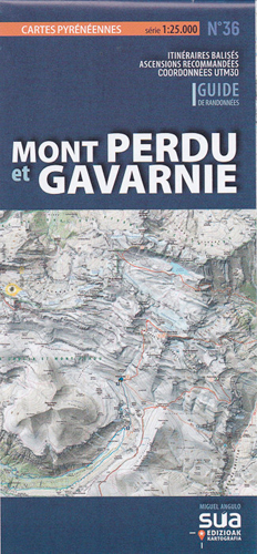 Online bestellen: Wandelkaart 36 Mont Perdu et Gavarnie | Sua edizioak