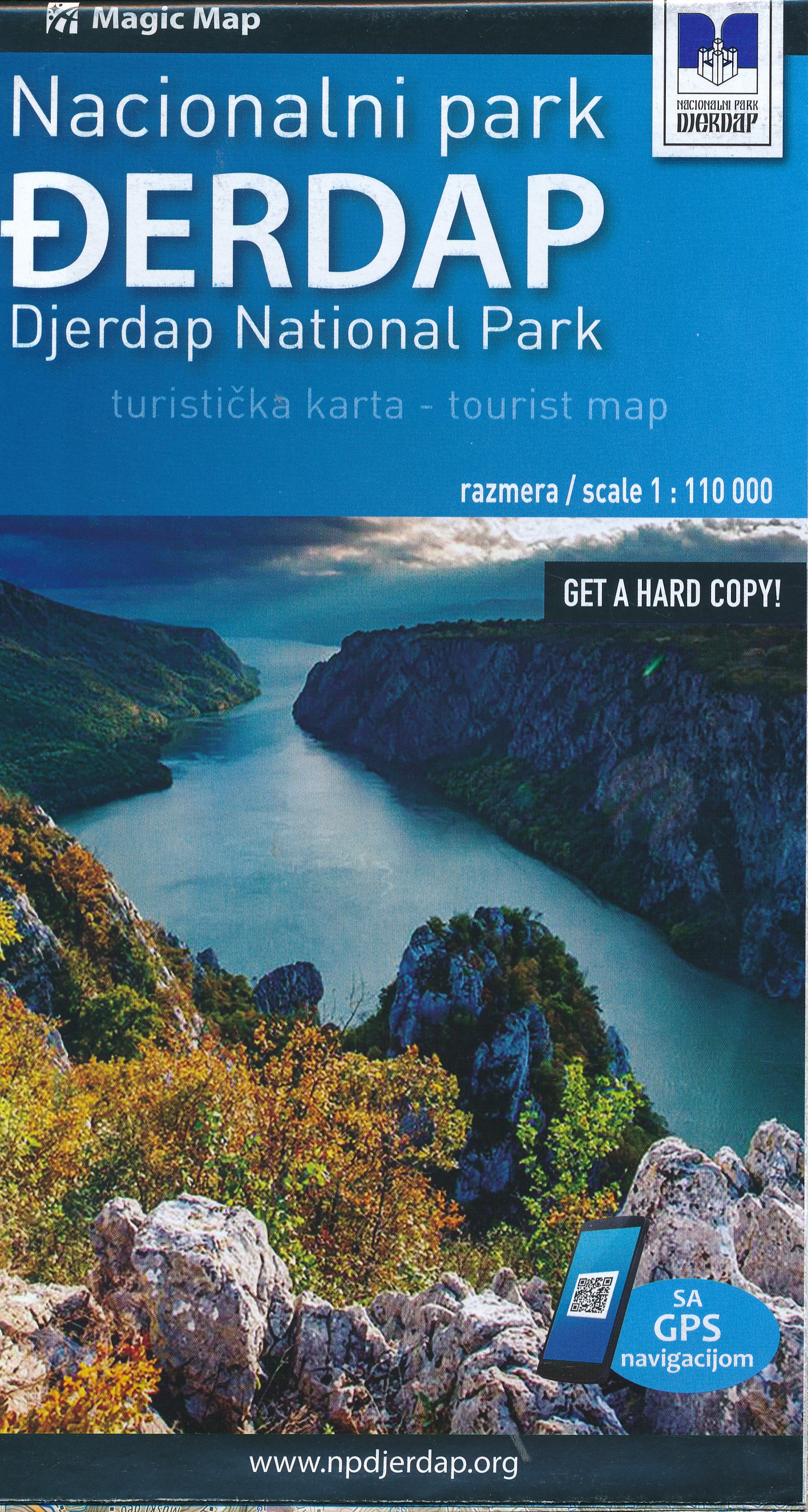 Online bestellen: Wegenkaart - landkaart Djerdap National Park - Servië | NPDjerdap.org