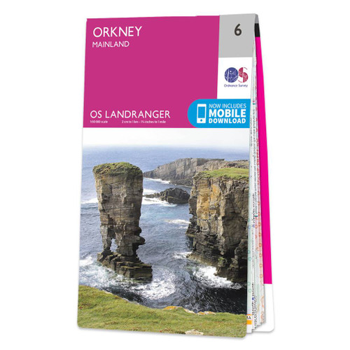 Online bestellen: Wandelkaart - Topografische kaart 006 Landranger Orkney - Mainland | Ordnance Survey