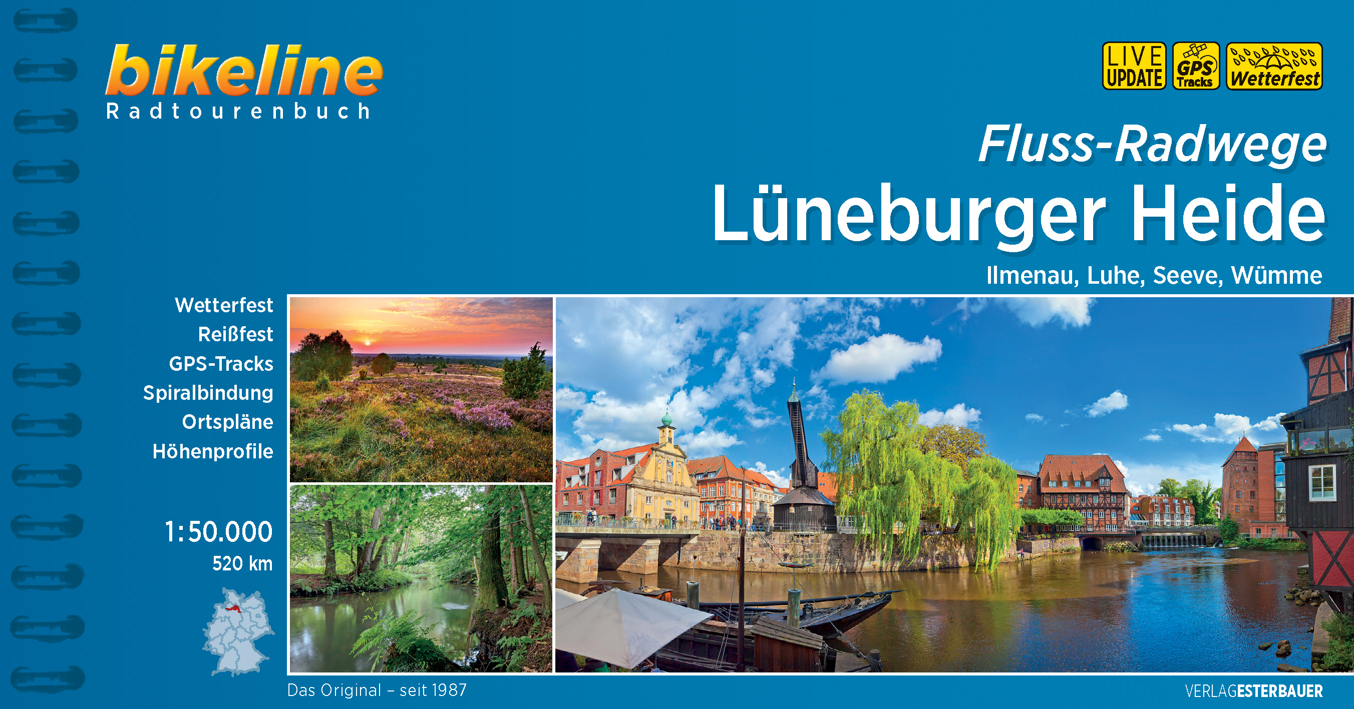 Fietsgids Bikeline Flussradwege Lün…