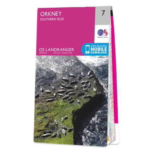 Online bestellen: Wandelkaart - Topografische kaart 007 Landranger Orkney - Southern Isles | Ordnance Survey