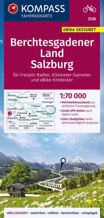 Fietskaart 3336 Berchtesgadener Lan…