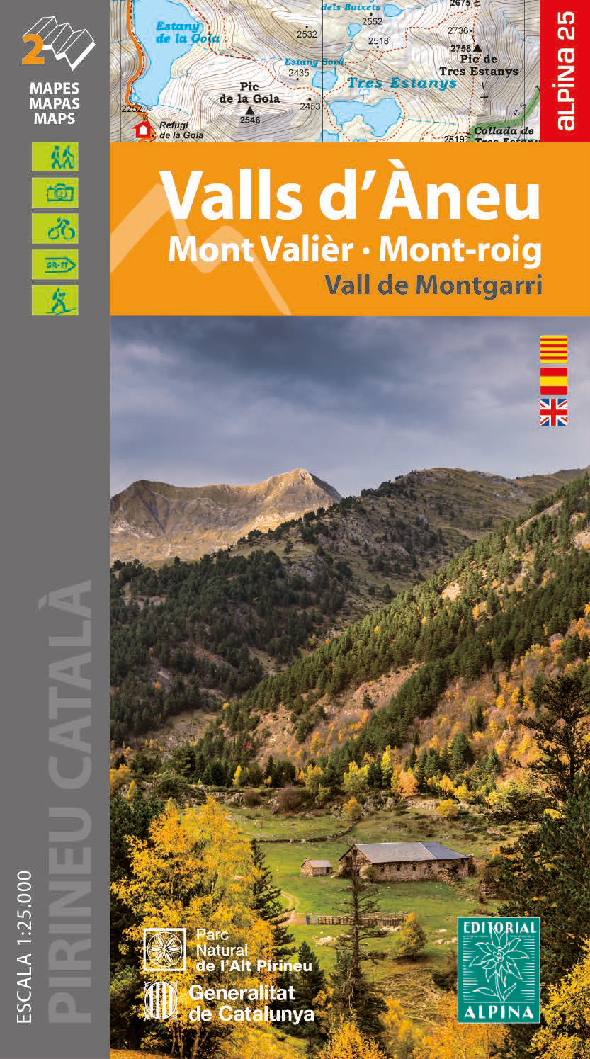Wandelkaart 25 Valls d'Àneu |…