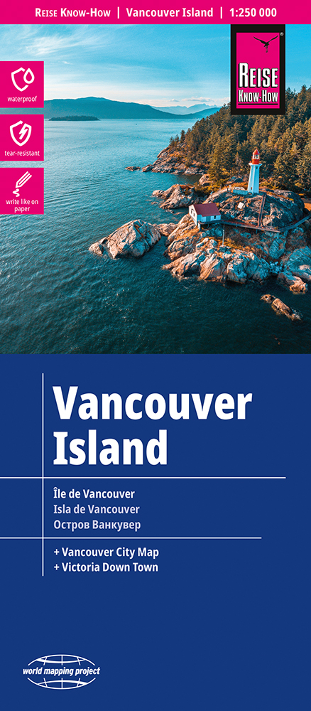 Online bestellen: Wegenkaart - landkaart Vancouver Island | Reise Know-How Verlag