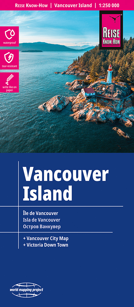 Wegenkaart - landkaart Vancouver Is…
