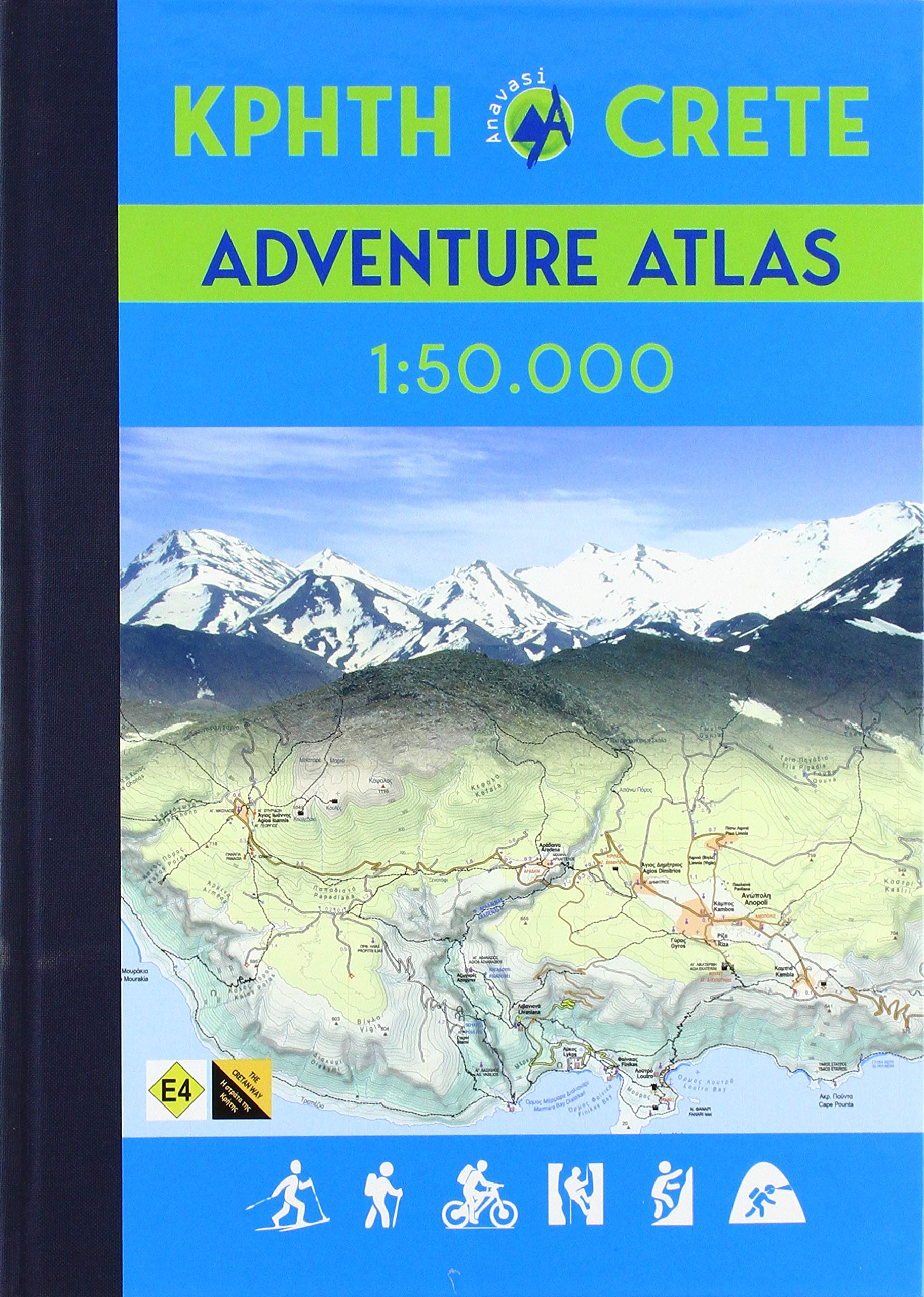 Online bestellen: Wandelatlas Adventure Atlas Crete - Kreta | Anavasi