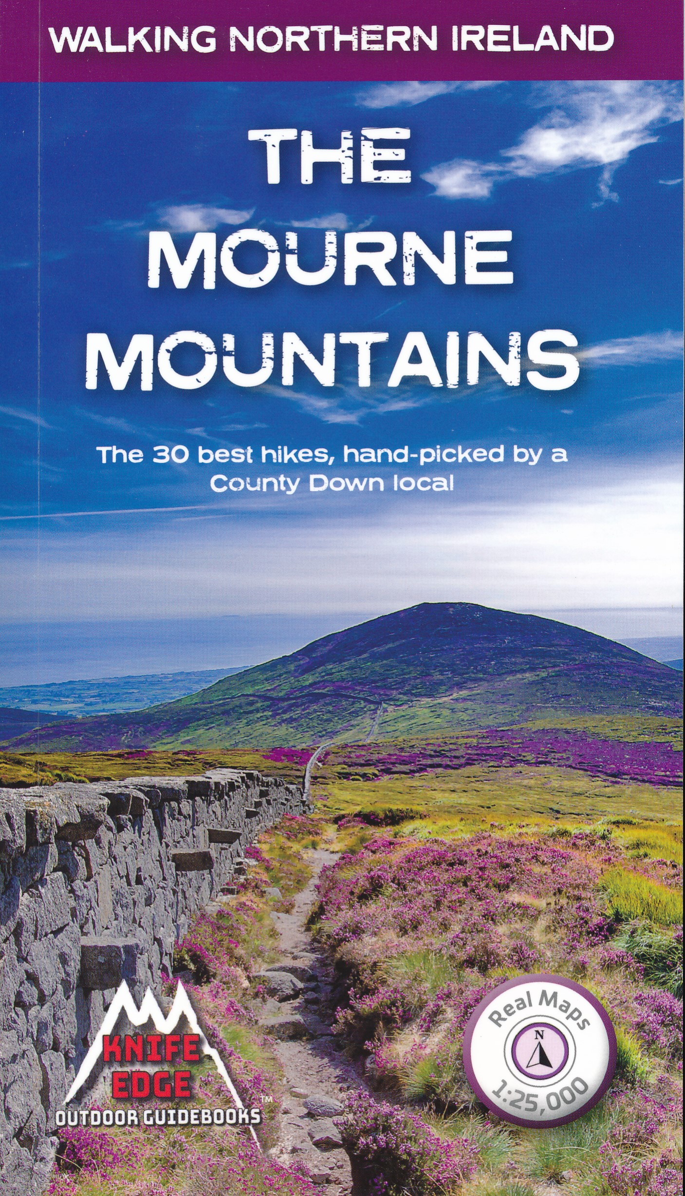 Online bestellen: Wandelgids The Mourne Mountains | Knife Edge Outdoor