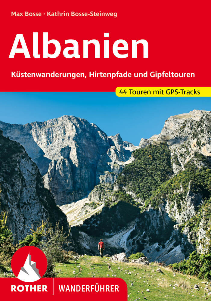 Online bestellen: Wandelgids Albanien - Albanië | Rother Bergverlag