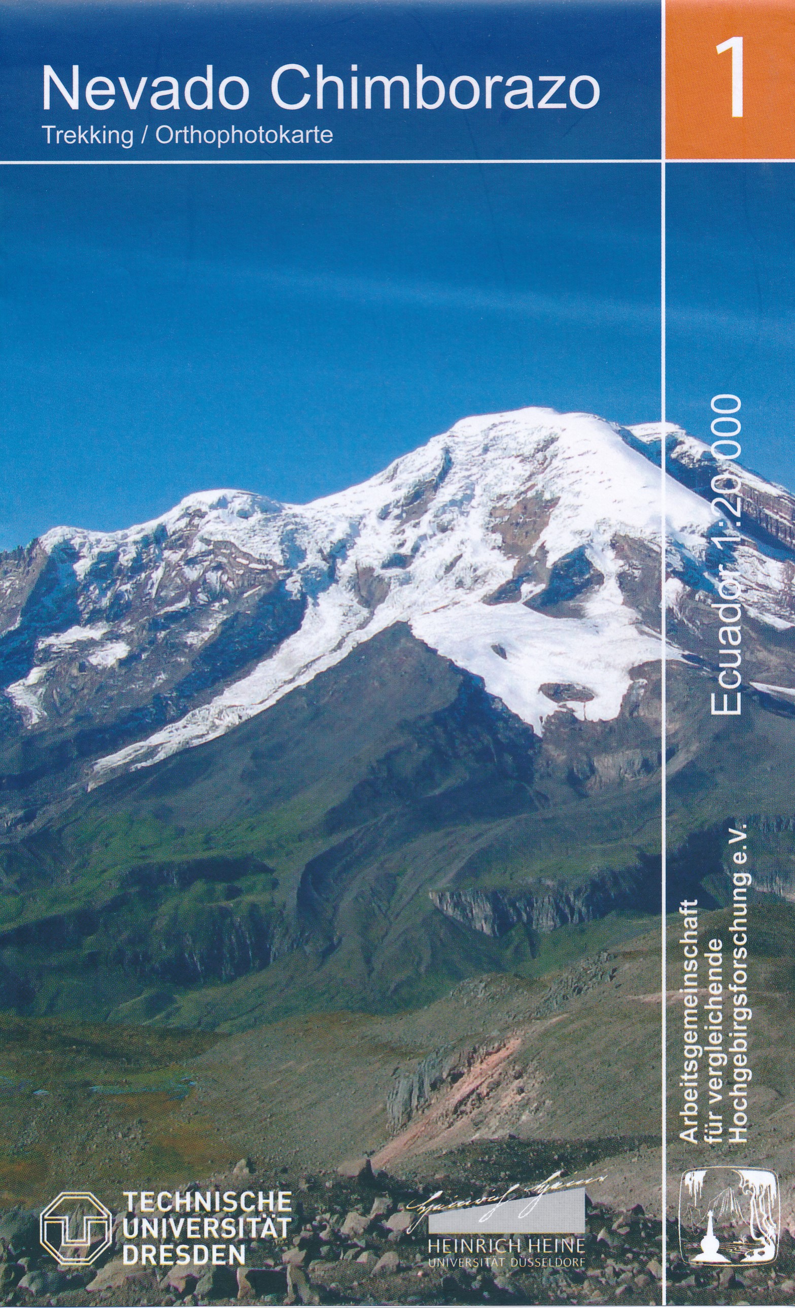 Online bestellen: Wandelkaart 1 Nevado Chimborazo | Nepal Kartenwerk
