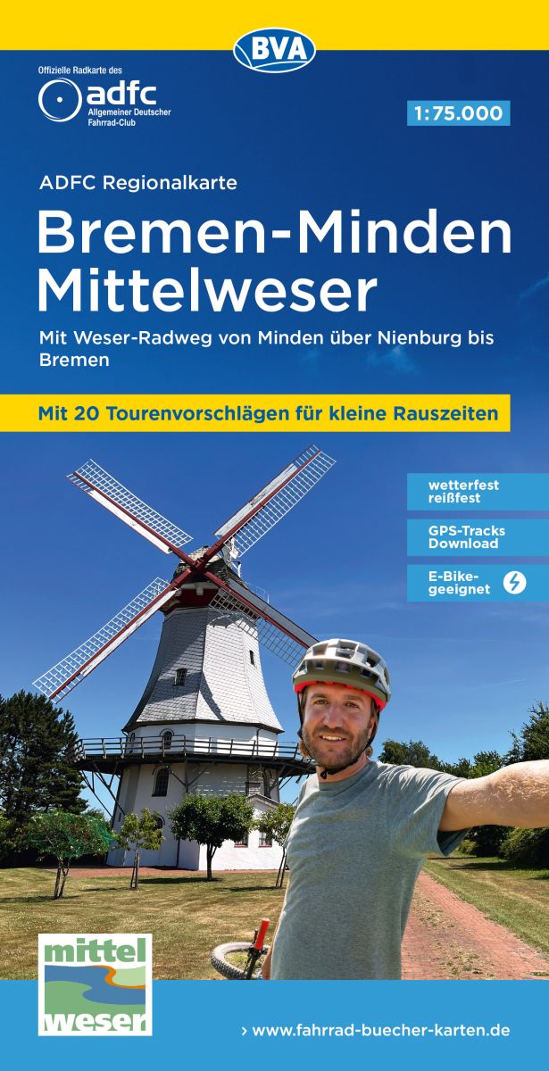 Fietskaart ADFC Regionalkarte Breme…