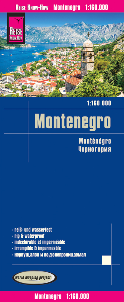 Online bestellen: Wegenkaart - landkaart Montenegro | Reise Know-How Verlag