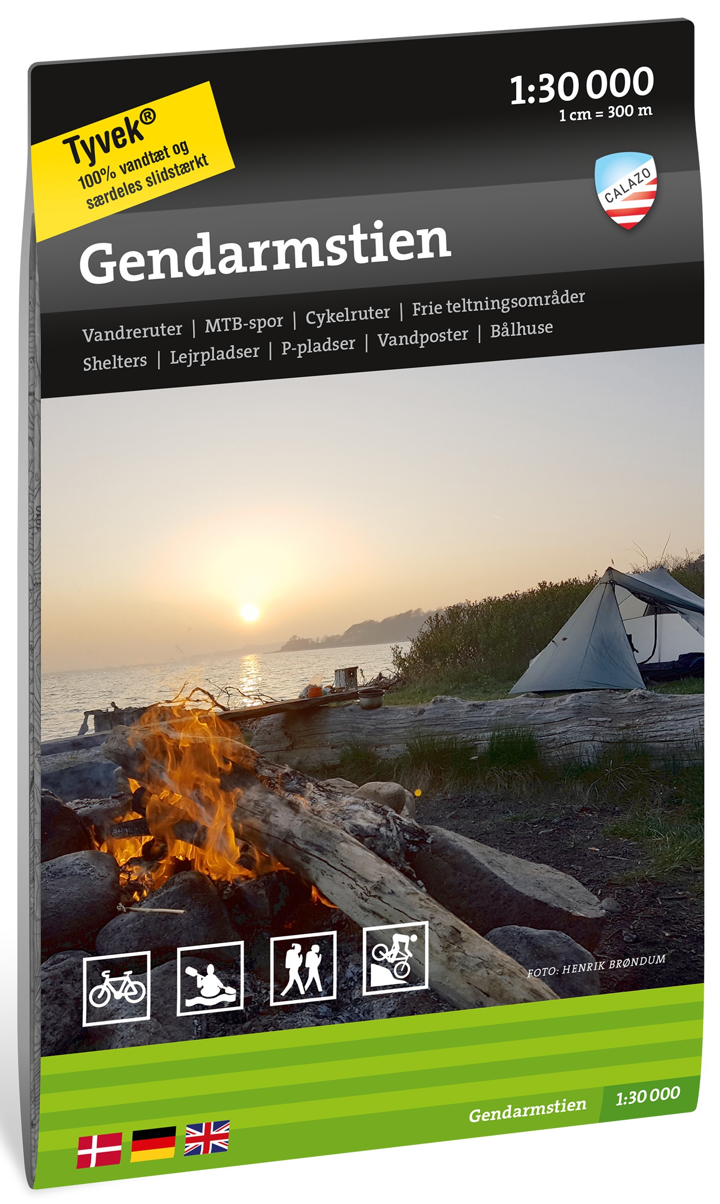 Online bestellen: Wandelkaart Terrängkartor DK Gendarmstien - Gendarmepad | Calazo