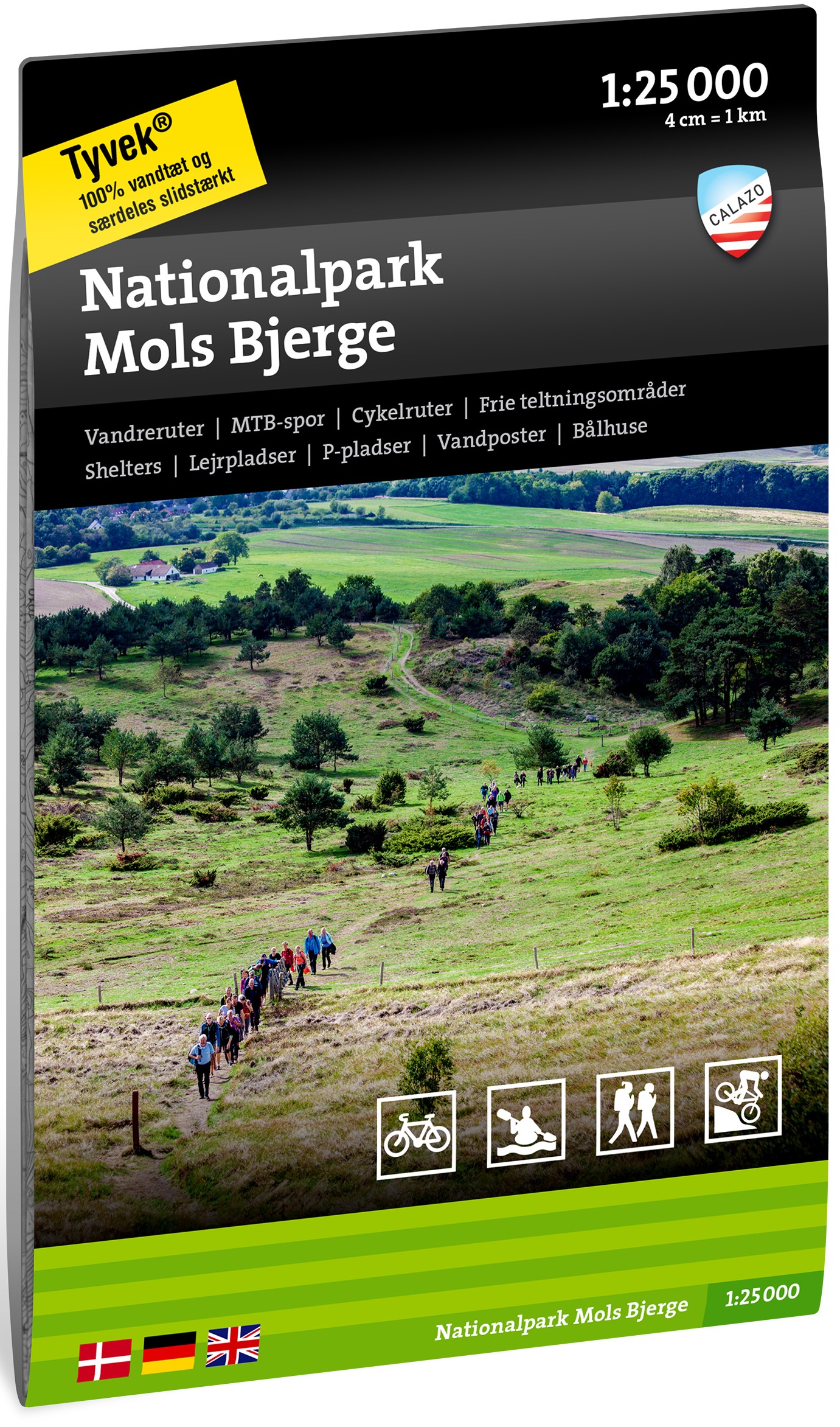 Online bestellen: Wandelkaart Terrängkartor DK Nationalpark Mols Bjerge | Calazo