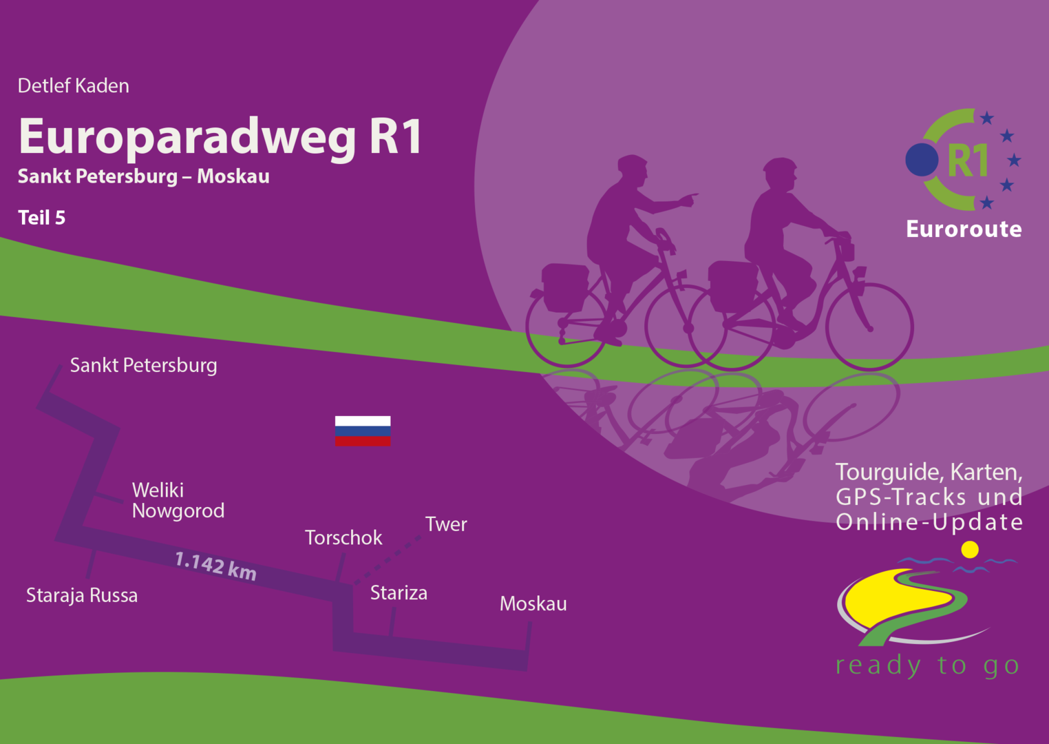 Online bestellen: Fietsgids Europaradweg R1 deel 5: St. Petersburg - Moskou | IS Radweg