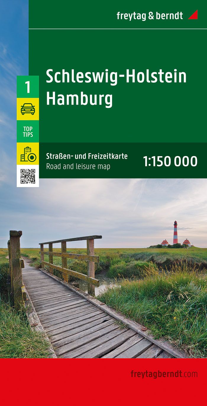 Wegenkaart - landkaart 01 Schleswig-Holstein - Hamburg | Freytag & Ber