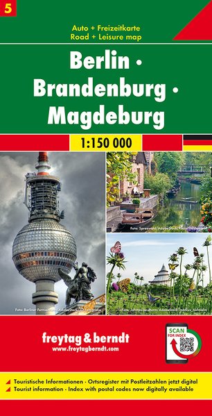 Wegenkaart - landkaart 05 Berlin -…