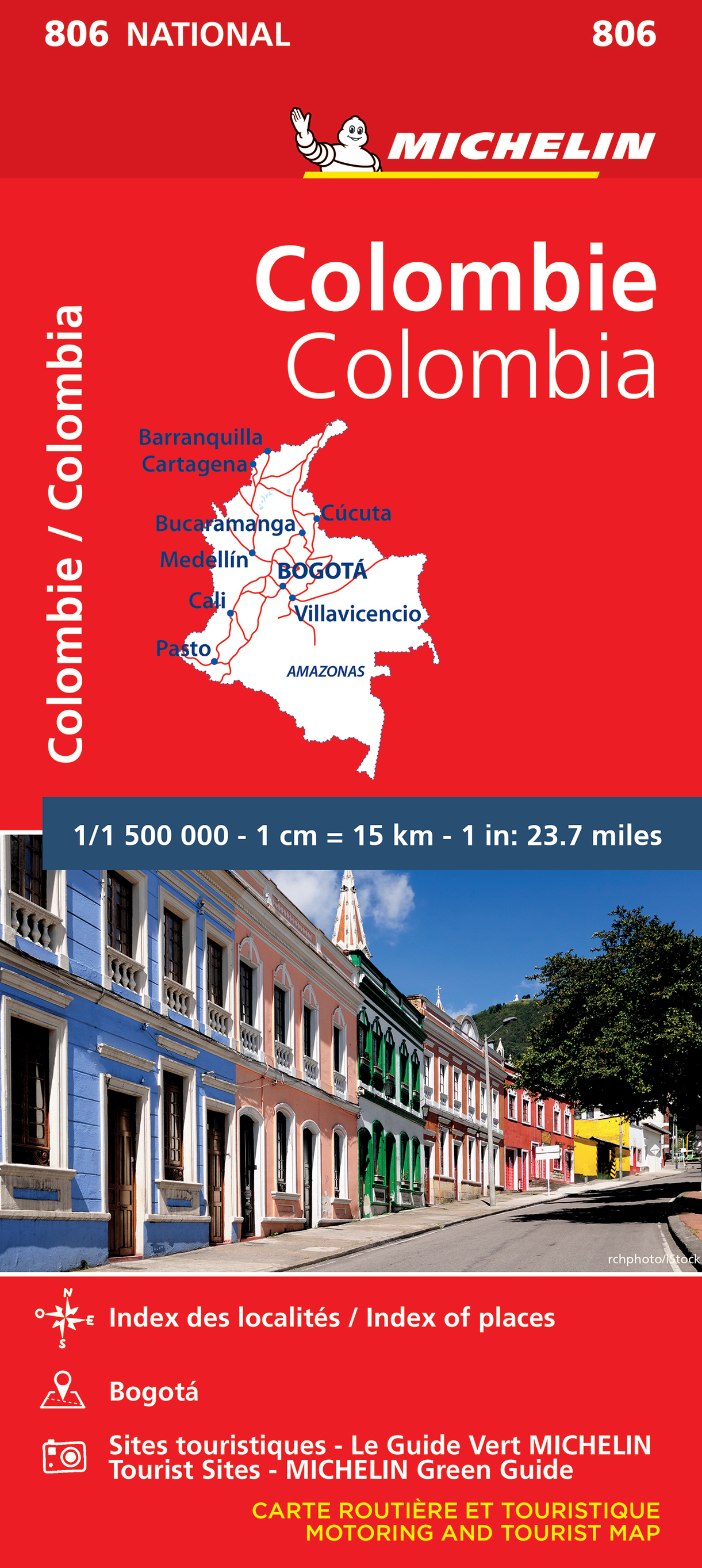Online bestellen: Wegenkaart - landkaart 806 Colombia | Michelin
