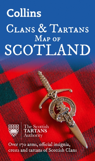 Online bestellen: Historische Kaart Scotland Clans and Tartans Map | Collins