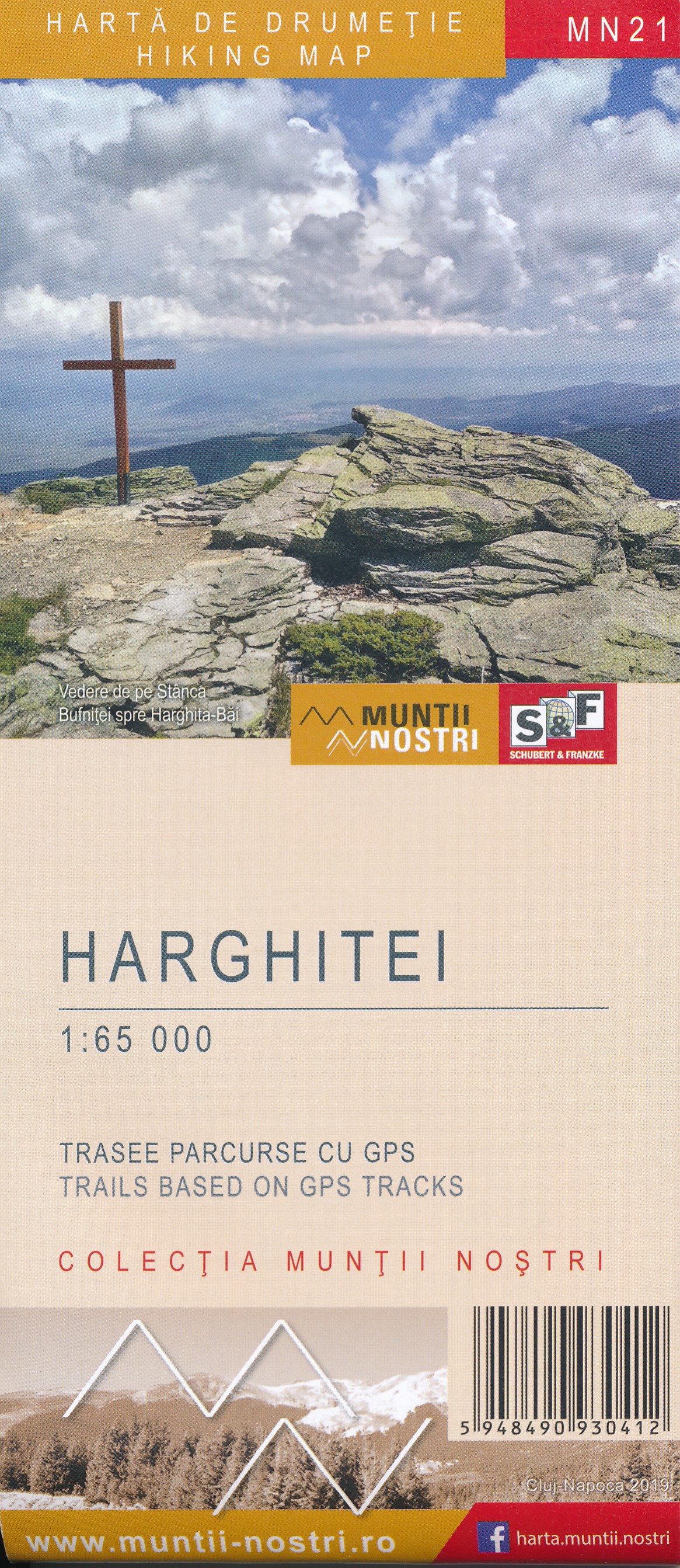 Online bestellen: Wandelkaart MN21 Muntii Nostri Harghitei | Schubert - Franzke
